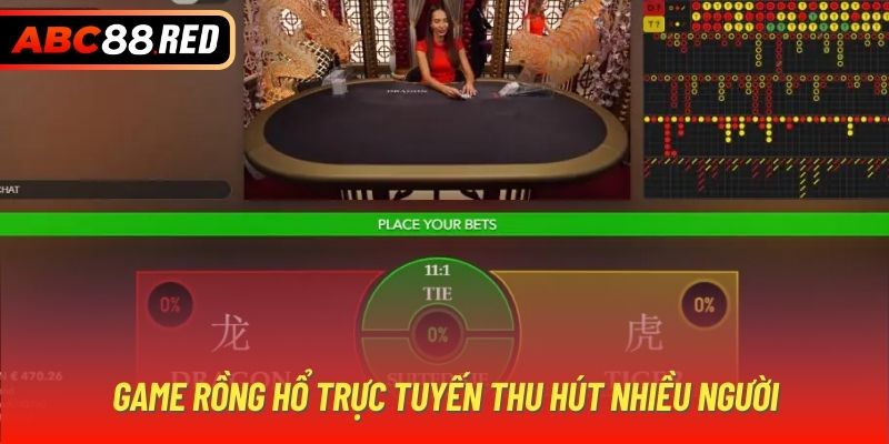 Game rồng hổ trực tuyến thu hút nhiều người